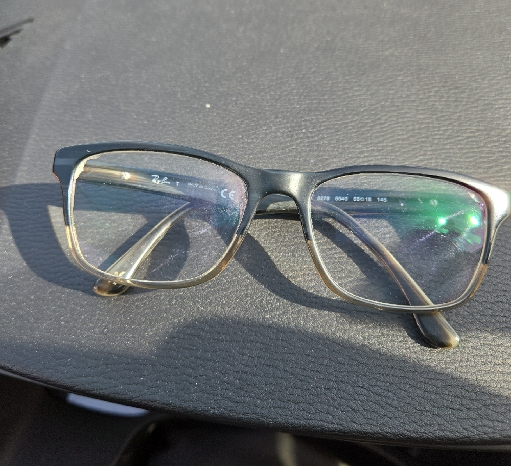 Ray-Ban Black and Gold Eyeglasses RB5279 OPTICS